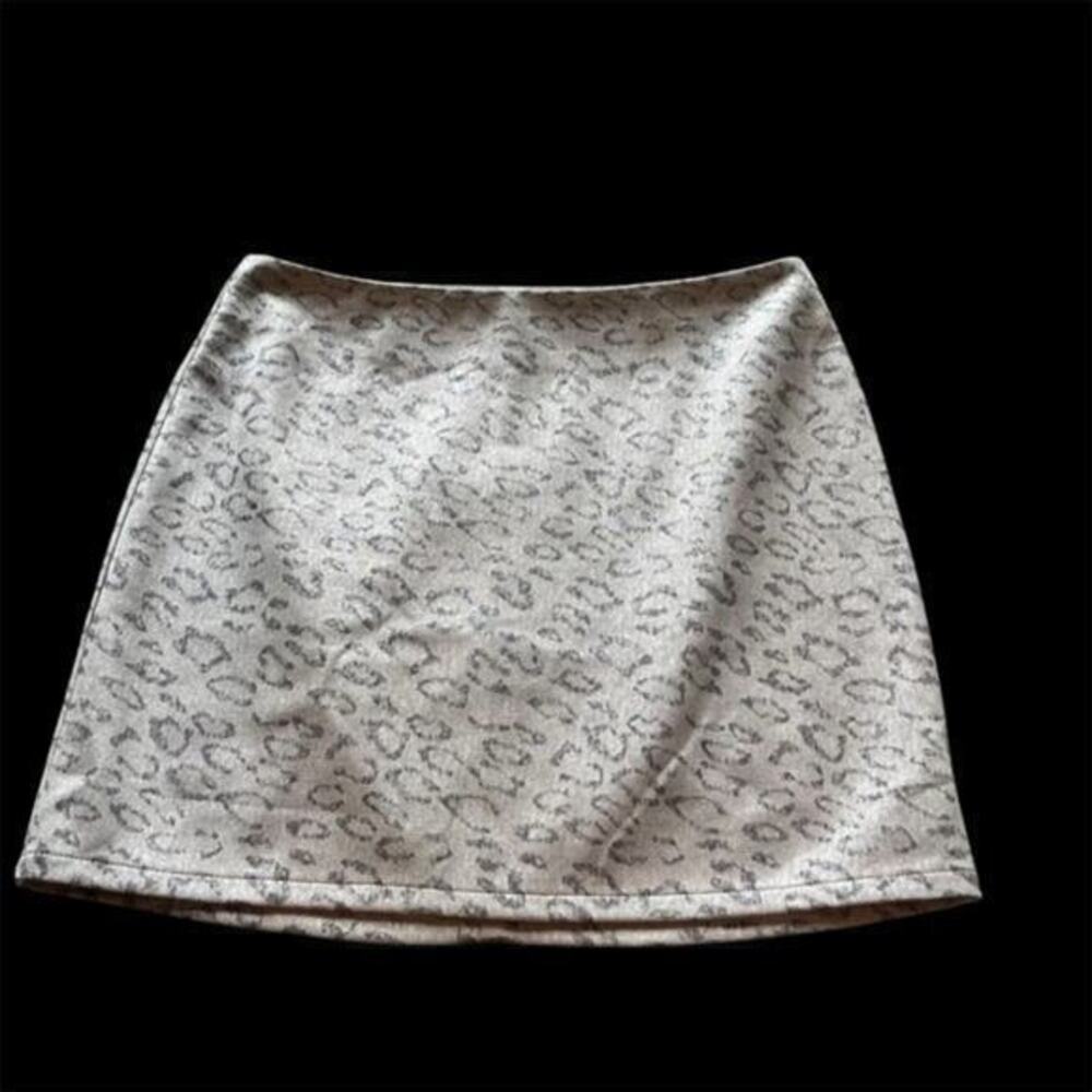 Her Entire Name Says Grace cheetah mini skirt